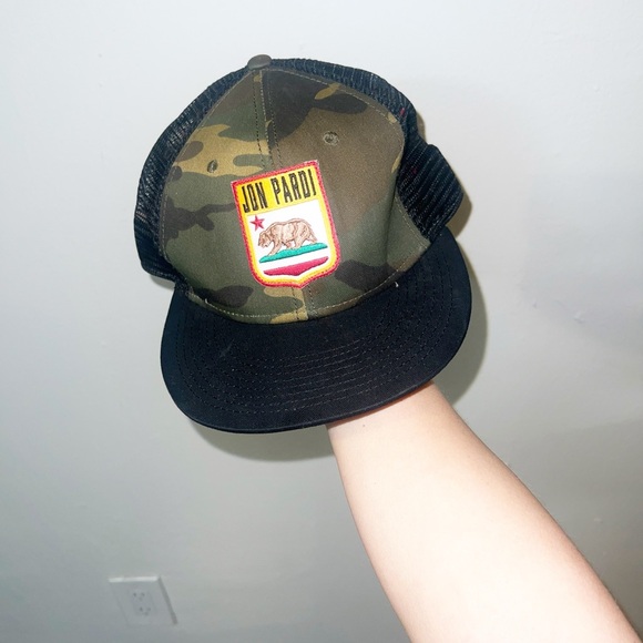 OTTO Accessories - John Pardi Otto camo and black mesh trucker California patch SnapBack